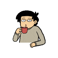 coffee steam Sticker by Ryset