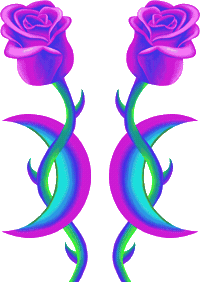 Crescent Moon Art Sticker by Deep Space Violet