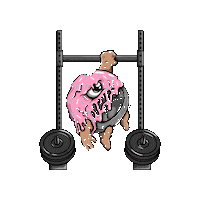Strongman Kfkf Sticker by Kinda FIt Kinda Fat