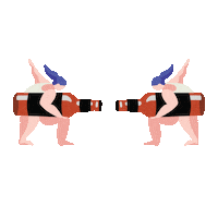 Dance Beer Sticker by Cynthia