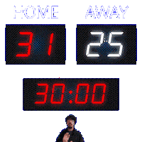 25 Away Sticker