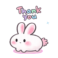 Happy Thank U Sticker by tururi