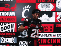 Football GIF by Cincinnati Bearcats