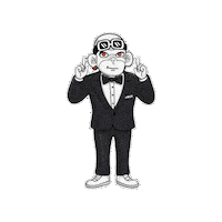 Red Eyes Love Sticker by Zhot