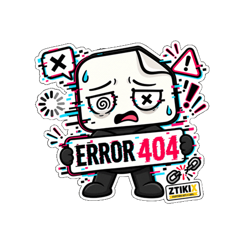 Glitch Bug Sticker by ZTIKIX