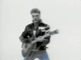 georgemichael guitar faith george michael GIF