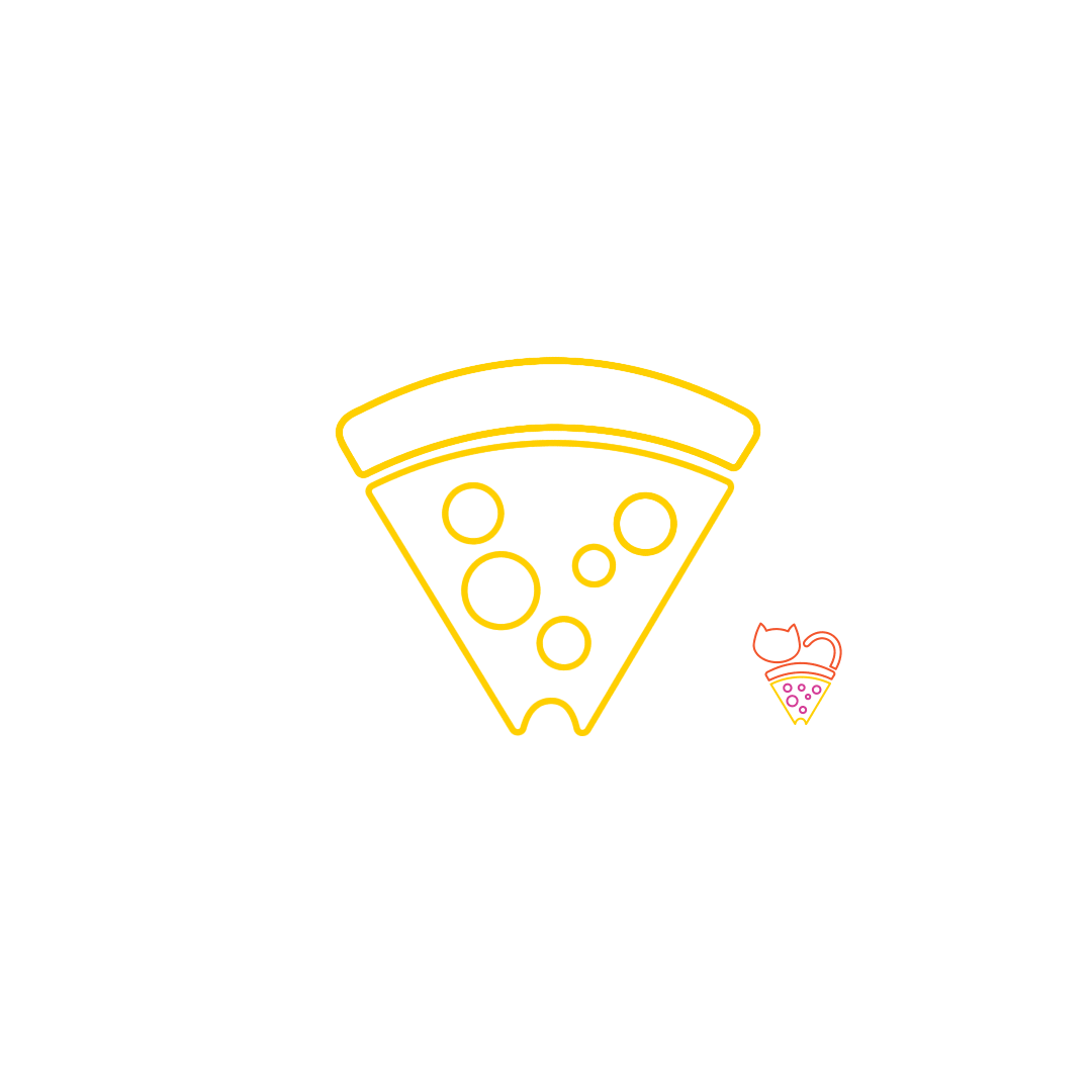 Food Cats Sticker by Pizza Cat