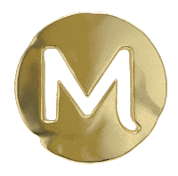 Stay Gold 3D Sticker by Mejuri