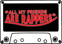 allmyfriendsarerappers love music friends black GIF
