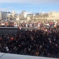 Singers Perform 'Respect' at London's #March4Women