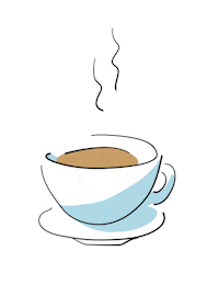 MsSlow coffee drink tea drinking Sticker