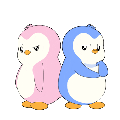 Angry I Love You Sticker by Pudgy Penguins