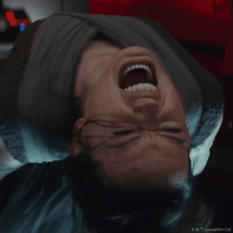 Screaming The Last Jedi GIF by Star Wars