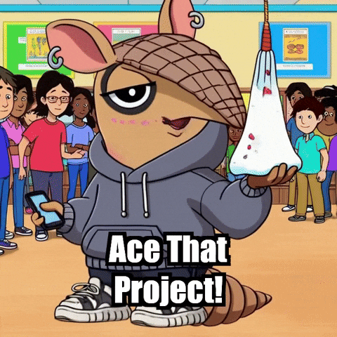 School Armadillo GIF by Chillo Dillo