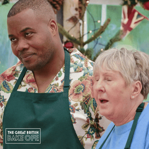 Serious Friends GIF by The Great British Bake Off