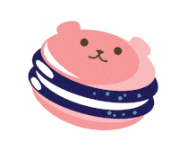 Comida Macaron Sticker by Kamylus Malhas