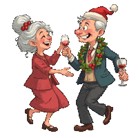 The Christmas Party Sticker