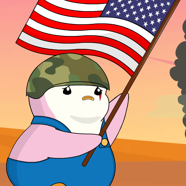 United States Usa GIF by Pudgy Penguins