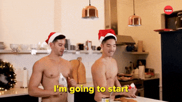 Male Models Decorate Their Ideal (Gingerbread) Men
