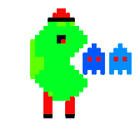 Pixel 80S Sticker by Beam it Up