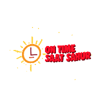 Ramadan On Time Sticker by Redoxon Indonesia