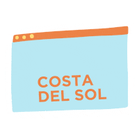 VisitaCostadelSol work from home workfromhome malaga costa del sol Sticker