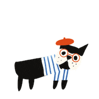 french beret Sticker by Lazzari