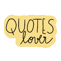 Lover Citations Sticker