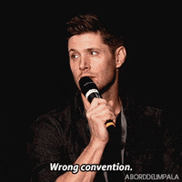 aborddelimpala jensen ackles wrong convention aborddelimpala GIF