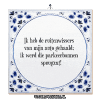Auto Wijsheid Sticker by Tegelspreuken.nl
