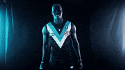 Aussie Rules Fist Pump GIF by Port Adelaide FC