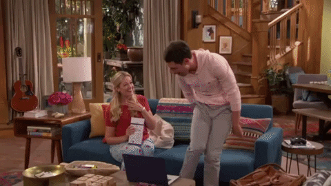Happy Max Greenfield GIF by CBS