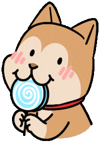 Dog Eating Sticker by Ai and Aiko