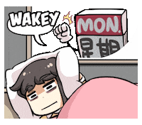 Good Morning Monday Sticker by Jin