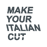 Make Your Italian Cut Sticker by Battipav