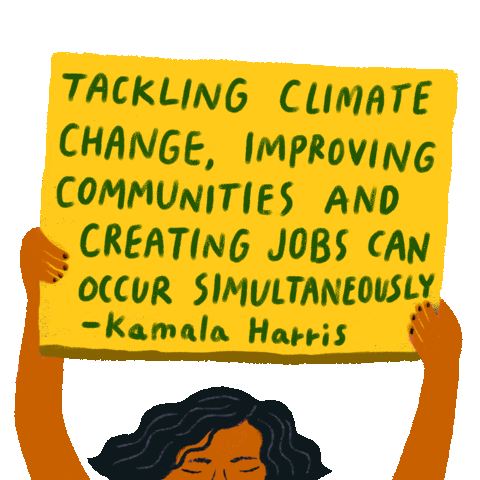 Climate Change Earth Sticker by INTO ACTION