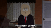 mad obama GIF by South Park 