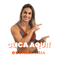Clica Aqui Sticker by queimadiaria