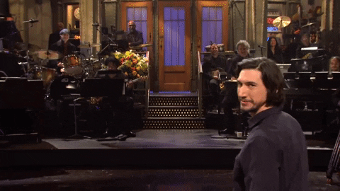 HexPatronus giphygifmaker snl adam driver GIF