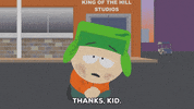 kyle broflovski thank you GIF by South Park 