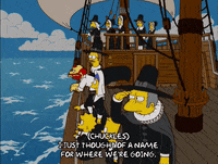 Lisa Simpson Sailing GIF by The Simpsons