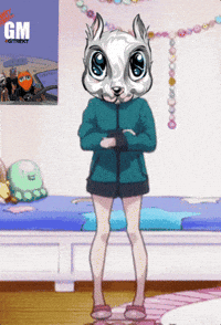LibertySquareHQ dance anime gm squirrel GIF