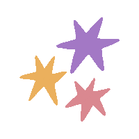 Pink Stars Sticker by letteramuta - Deb