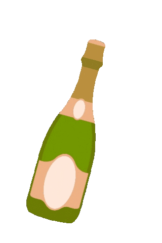 Champagne Bottle Party Sticker by bellafloraofdallas