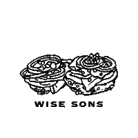 wisesonsdeli bagels reuben challah pastrami Sticker