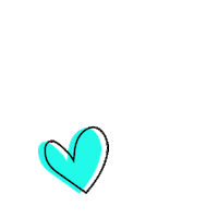 Colors Hearts Sticker by Tikiti Home