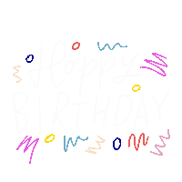 Happy Birthday Sticker by BrittDoesDesign