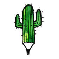 Plant Cactus Sticker