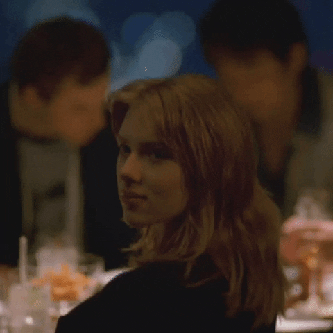 Scarlett Johansson Smile GIF by Focus Features