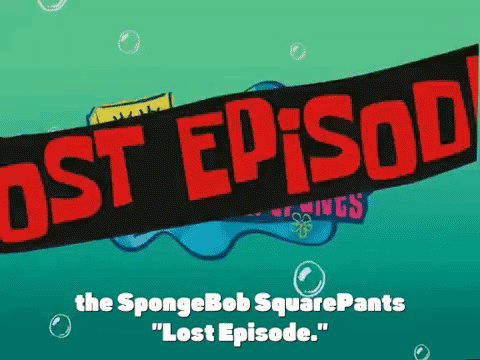 season 3 the lost episode GIF by SpongeBob SquarePants